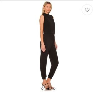 Lanston sleeveless turtleneck jumpsuit